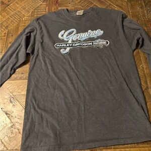 Harley-Davidson Gray Long Sleeve Men's Shirt